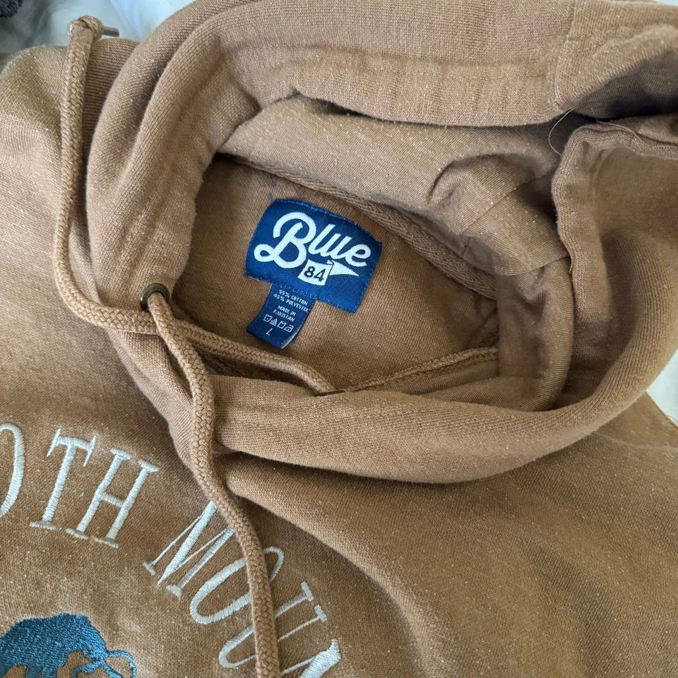 Sudadera con Capucha Mammoth Mountain Pullover Sudadera con Capucha Para Hombre Talla Grande Tostado Clásico Foto 3 de 4