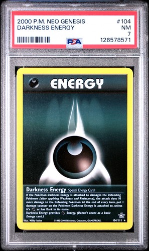 Darkness Energy (Unlimited) graded PSA 7 for sale on eBay