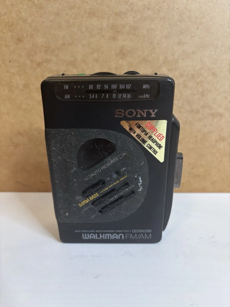 SONY - WALKMAN - FM / AM WALKMAN SPORTS - RADIO - TESTE OK -Vintage SF