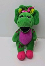 Fisher-Price Barney  s World Baby Bop 8" Plush Green Dinosaur Stuffed Toy