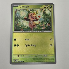 Pokemon TCG - ME04: Chaos Rising -  Chespin - 005/086 Rev-Holo Common