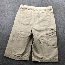 Mountain Khakis Shorts Boys 11 12 Youth Khaki Cargo Outdoor Hiking Cotton Tan
