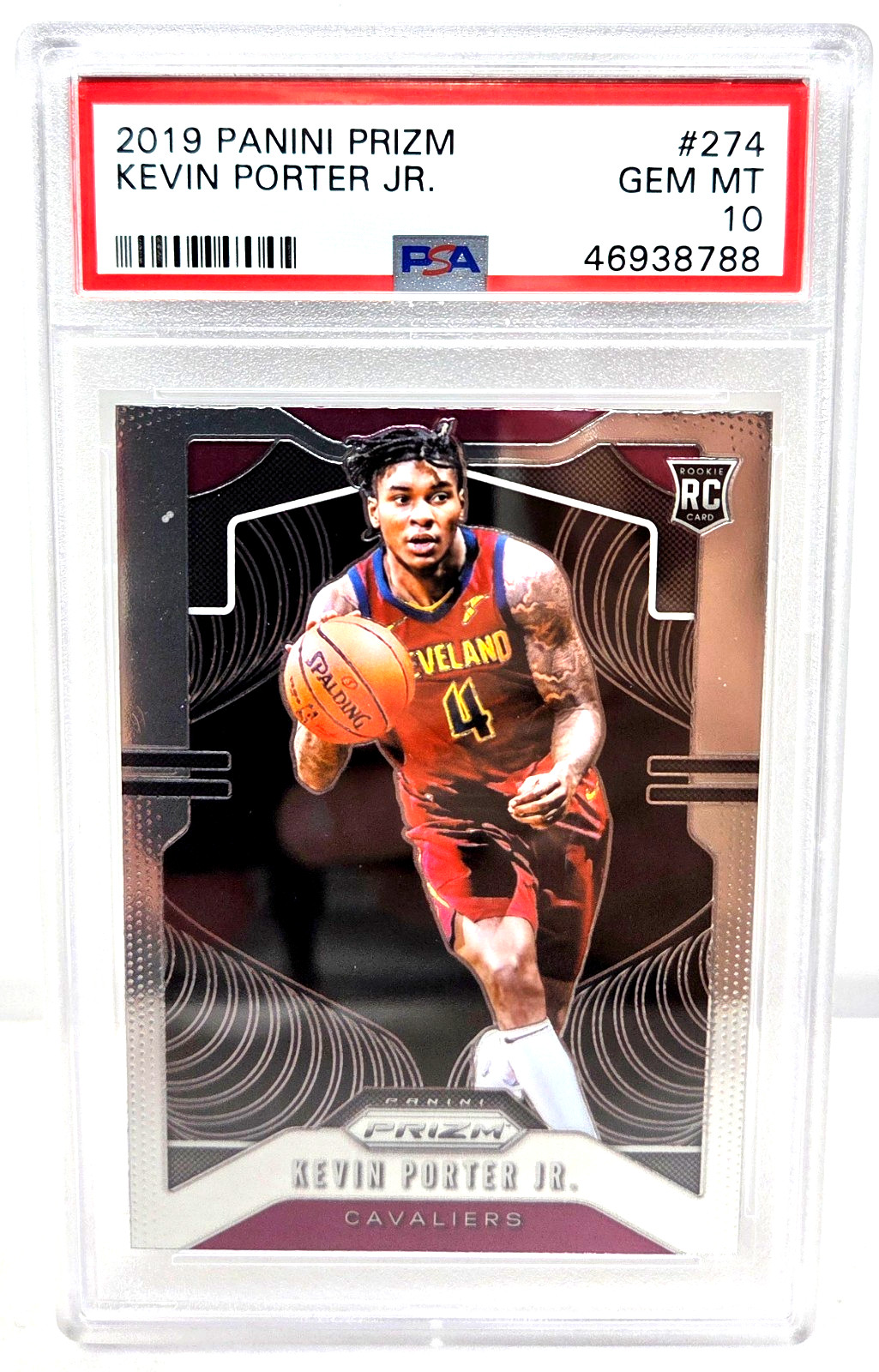 2019 Panini Prizm KEVIN PORTER JR RC Rookie Basketball Card PSA 10 GEM MINT