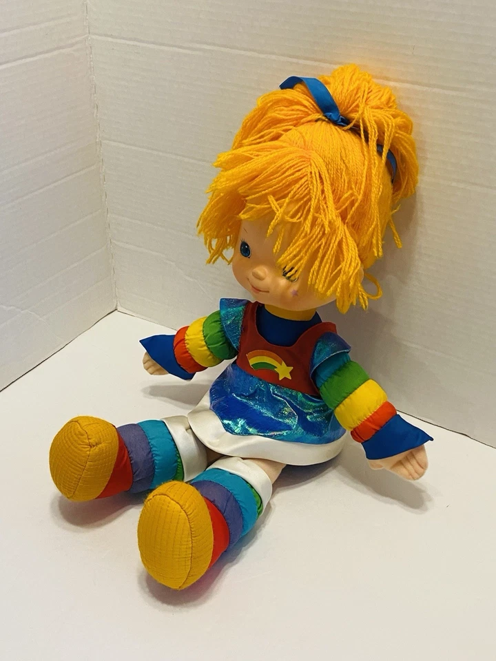 Vintage Rainbow Brite Large 18" Doll Mattel Hallmark Cards 1983 Bright 80s Toy - Image 2 of 4