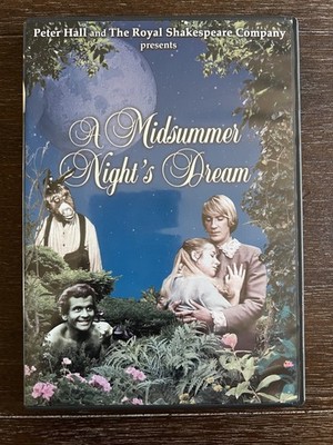 A Midsummer Nights Dream (DVD, 2005) Rare OOP Helen Mirren David Warner 1968