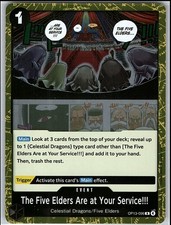 One Piece - Foil The Five Elders Are at Your Service!!! [OP13-OP13-096]-NM