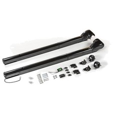 Compass 12V Electric Motorized Awning Arm Set – Self-Leveling & Durable Black