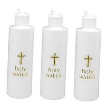 3Pcs Holy Water Bottles Holy Water Empty Containers 250ml Holy 3 pack 250ML