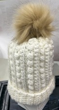 Hand knitted Winter Hat With Pom Pom s