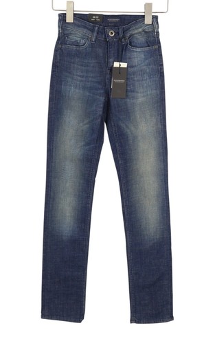 Supreme, Scotch & Soda Supreme Womens Slim Straight Jeans W24 L32 Blue Faded