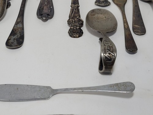 Lot Of Assorted Vintage Silver Plated & Nickel Plate Flatware Silverware - Picture 5 of 14