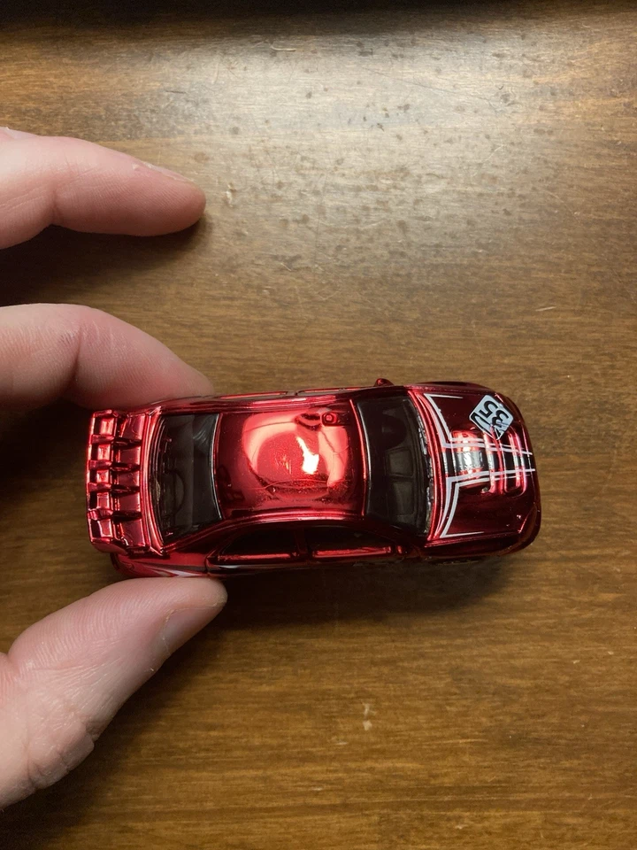 Subaru Impreza 2008 Hot Wheels Race Aces rojo cromo objetivo exclusivo suelto Foto 2 de 3