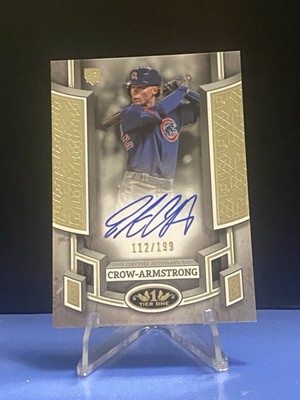 2024 Topps Tier One Pete Crow-Armstrong Rookie Auto /199 BOA 2024 Topps Tier One Pete Crow-Armstrong Rookie Auto /199 BOA