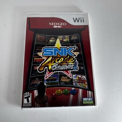 SNK Arcade Classics, Vol. 1 Nintendo Wii 2008 Complete With Manual