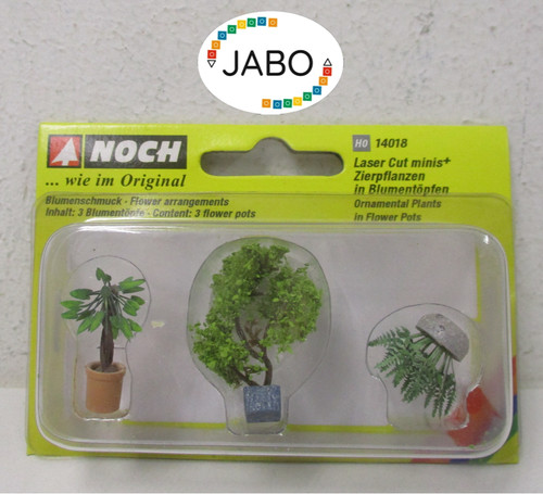 (i5/4) TODAVÍA H0 14018 plantas ornamentales en macetas NUEVO / EMBALAJE ORIGINAL | Zustand: Neu