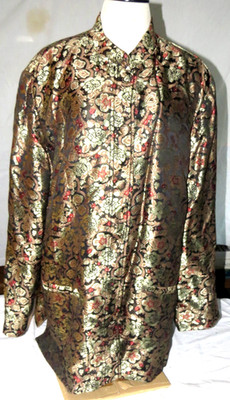 Classic Elements Silk Rayon Jacquard Jacket Size 22W