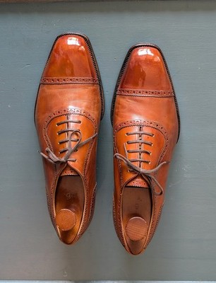 Fugashin Cognac Adelaide 7Uk / 8US / Carmina / Crockett Jones