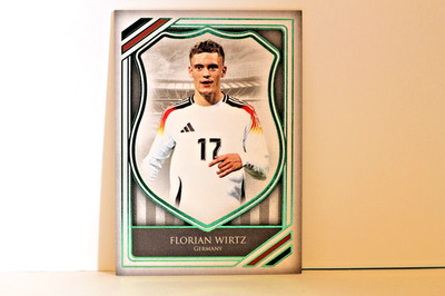Florian Wirtz 2025 Futera Unique Germany Heritage Green  /24 #HG060 SC28