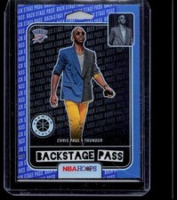 2019-20 Hoops Premium Stock #2 Chris Paul Backstage Pass Blue