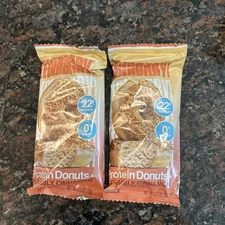 Legendary Foods Protein Donuts Crumbly Cinnamon, 22g Protein,Keto,Low Carb,2pk