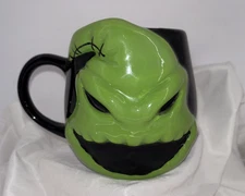 Disney Tim Burton Oogie Boogie Zrike Brands Hand Painted 20 Oz Halloween Mug