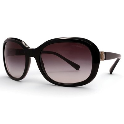 Chanel CH 5286 C501S6 56 Black Grey Gradient Lens Womens Vintage Logo Sunglasses