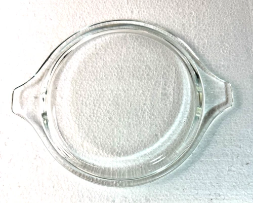 PYREX -  19 470-C Clear Glass Replacement Lid Only Vintage Tab Handles