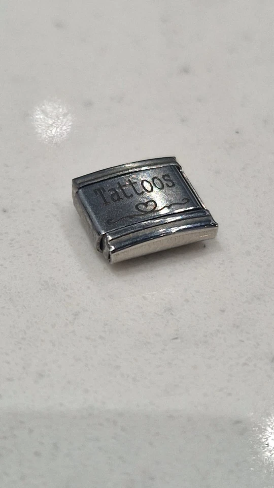 Tattoos Charm Glieder 9 mm Silber passend für Nomination Armband - Bild 2 von 4