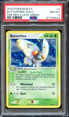 Butterfree graded PSA 8 for sale on eBay