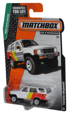 Matchbox MBX Explorers (2014) Weiß Toyota 4Runner Spielzeug Auto 117/120