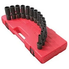 Sunex Tool 318MRD 3/8" Dr 18mm Semi-deep Impact Socket