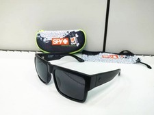 Spy Cyrus Men's HD Polarized Sunglasses Matte Black Happy Lens-original box
