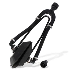 Dual Feed Boat Motor Flush Kit Muffs and Hose Fittings Outboard Engine Flushing