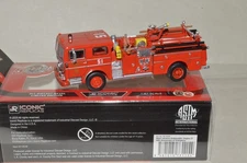 HO 1:87 diecast Iconic Replicas 1973 Ward LaFrance fire truck SQUAD 51 LA CA