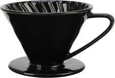 Ceramic Pour-Over Coffee Dripper – Porcelain Manual Coffee Maker for Home, Offic