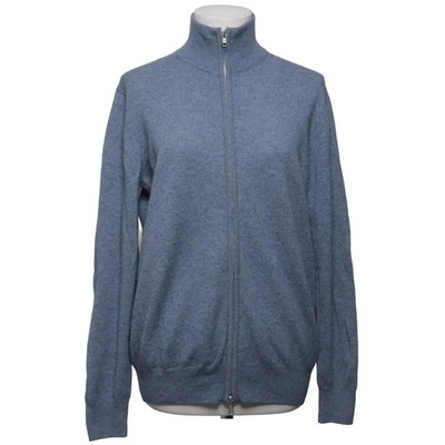 Soft Goat, Strickjacke, Damen, Größe: M, Blau, Kaschmir, Einfarbig #YcH