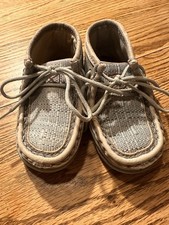 TWISTED X Infant Chukka Driving Moccasins sz6 tan  ICA0012 