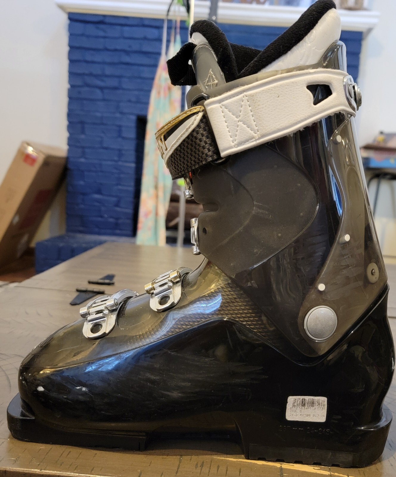 Salomon Idol 8 Energyzer 80 stivali da sci alpino da donna taglia 24 5 buone condizioni