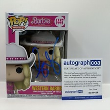 Greta Gerwig “BARBIE” AUTOGRAPH - Western Barbie 1447 Signed Funko Pop ACOA