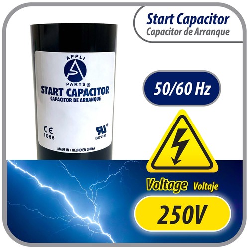 Appli Parts motor start capacitor 161-193 Mfd (microfarads) uF 250 VAC universal - 第 3/8 張圖片