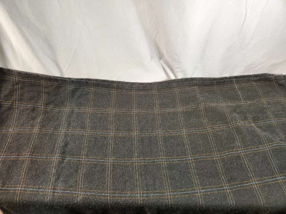 Manta de cabina SWISS International Airlines viaje a cuadros marrón 100 % PAN Foto 4 de 4