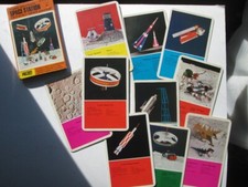 1970 MAKE YOUR OWN SPACE STATION YOUNG READERS PROJECT CARDS SET DIY ROCKETS ETC