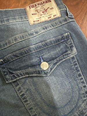 True Religion Geno SN Flap Slim Med FreesiaWash 40x32 Relaxed Slim