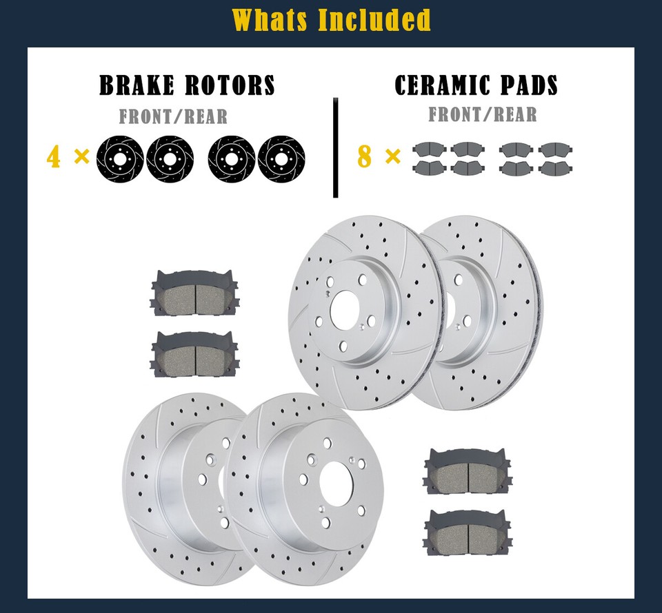 PowerStop Rotor Kit | 2006–2018 Toyota RAV4 (SC3054)