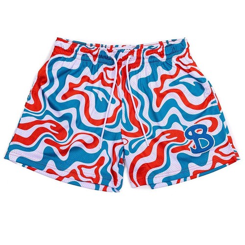 Bucketsquad Shorts Men Mesh Quick-Drying Summer Baggy Quarter Basketball Pants - Picture 7 of 60