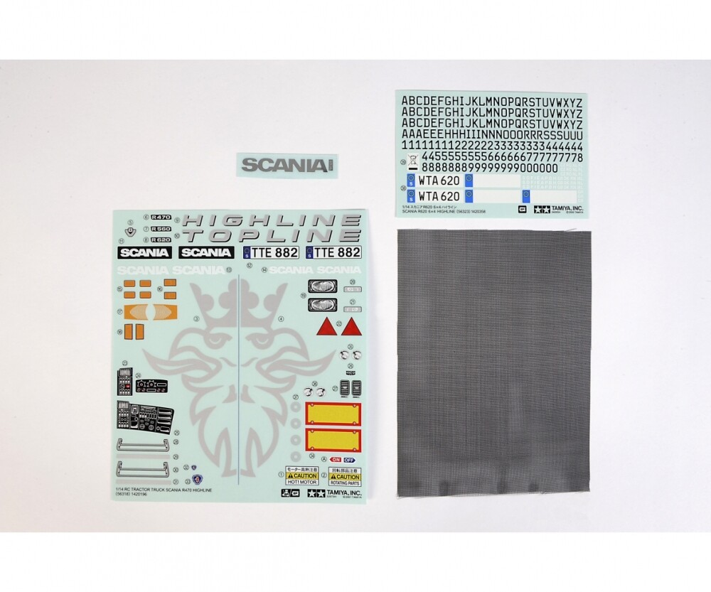 Tamiya 309495581 - Sticker Bag Scania R620 6x4 Highline - New