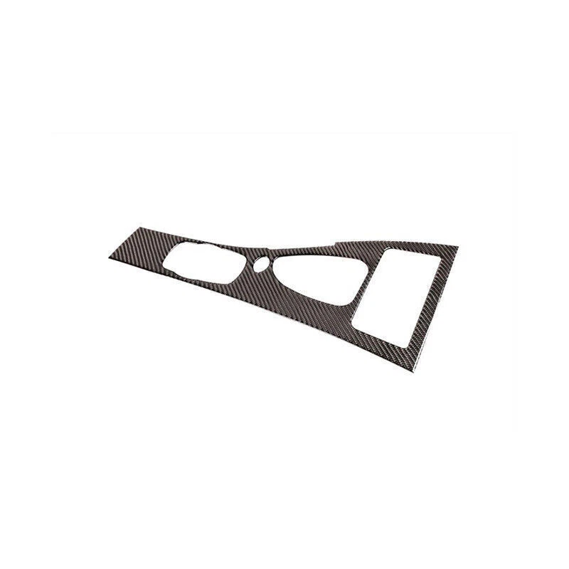 Cubierta de cambio de marchas de consola central de fibra de carbono real para BMW M3 E90 2008-2013 Foto 2 de 4