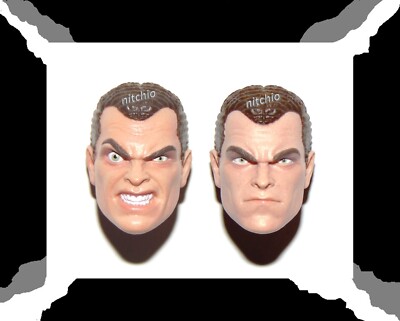 Mezco One:12 Green Goblin   TWO UNMASKED HEADS ANGRY & NEUTRAL 1/12 Scale Fodder