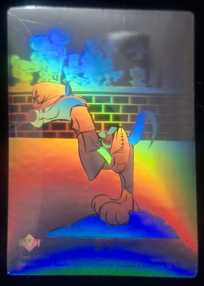 4 - 1991 Cubierta superior bola de cómic holograma Looney Tune tarjetas Chuck Jones Jim Abbot Foto 4 de 4