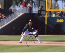 RENATO  NUNEZ  OAKLAND  A'S   HORIZONTAL  SIGNED AUTOGRAPHED  8X10 W/COA